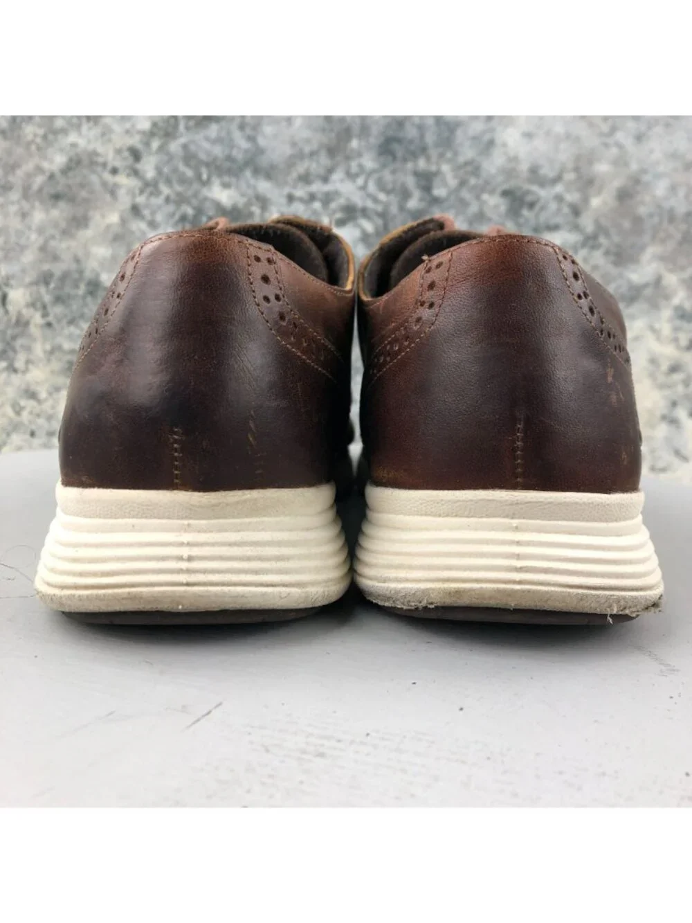 Timberland Men's Size 10.5 Franklin Park Brogue Brown Leather Oxfords A22PC